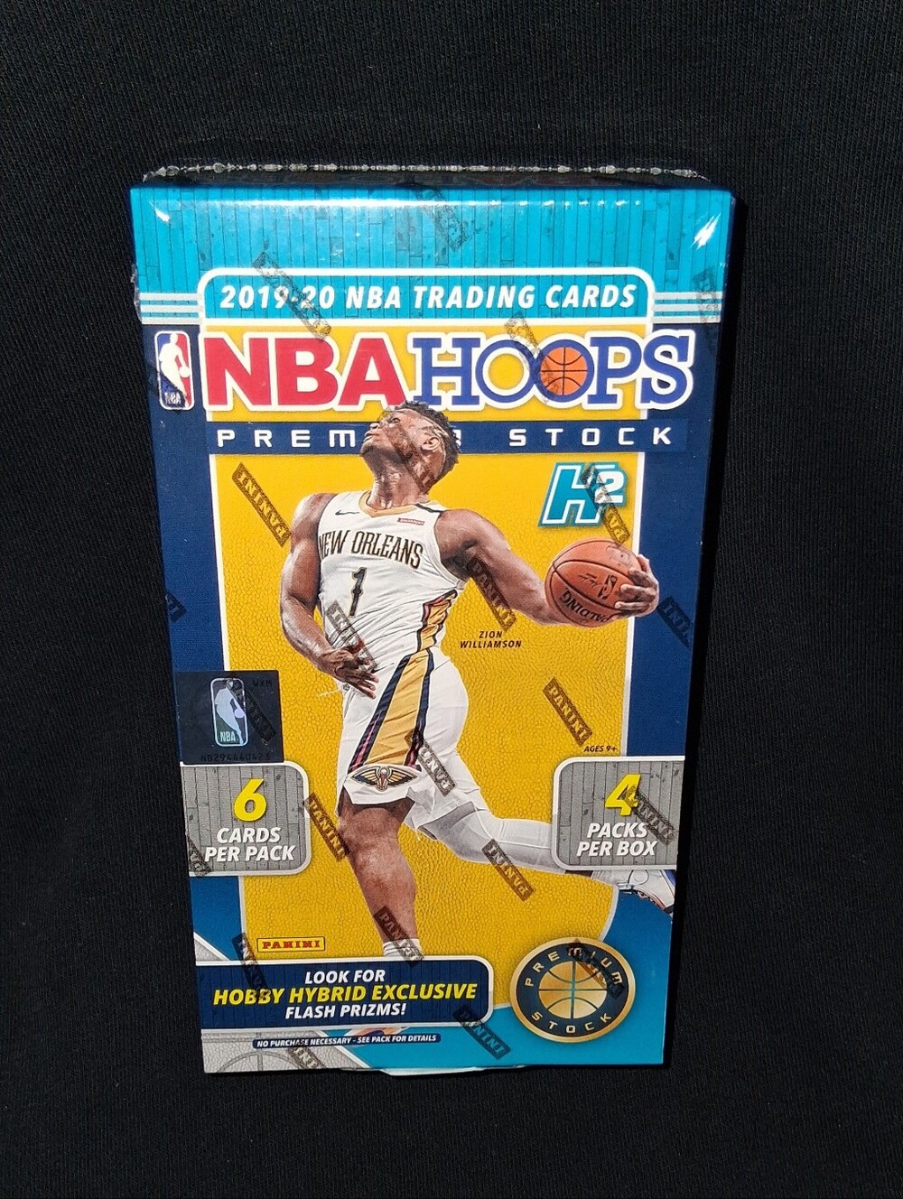 2019/20 Panini Hoops Premium Stock Hybrid NBA Basketball HOBBY box (4 pks/bx)